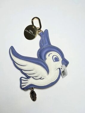 Bath & Body Works Disney Snow White Bird Mini Coin Blue&White Bag NWT